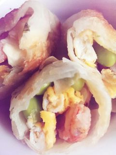 エビと枝豆チーエッグ春巻き-レシピのメイン写真