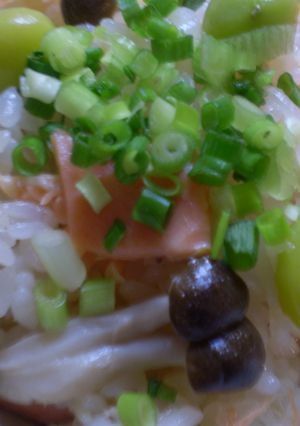 塩鮭で炊き込みご飯-レシピのメイン写真