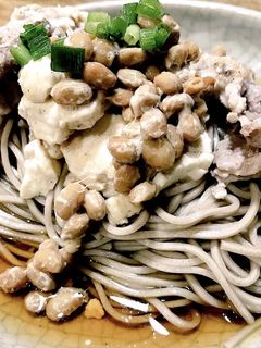 簡単☆お蕎麦つるつる納豆〜-レシピのメイン写真