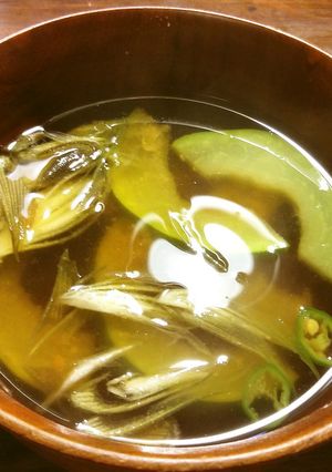 瓜のお味噌汁-レシピのメイン写真