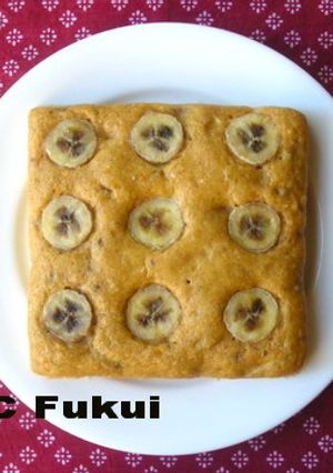 【卵1コで！】全粒粉入りバナナケーキ-レシピのメイン写真