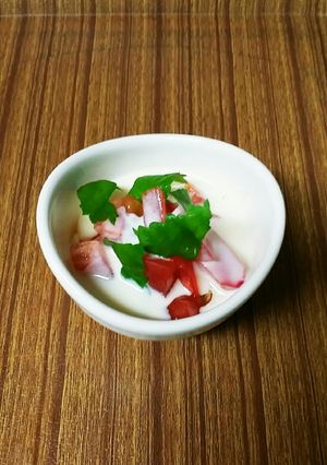 ダイエット　毎日の小鉢に豆乳トマト-レシピのメイン写真
