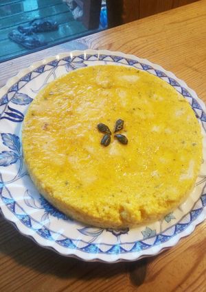 オーブンで簡単どでかかぼちゃプリン-レシピのメイン写真