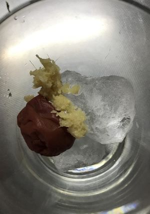 夏のさっぱり梅しょうが出汁-レシピのメイン写真