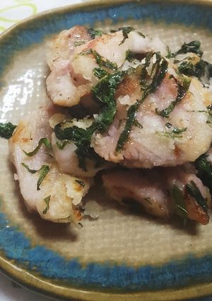 ジューシー✿鶏モモ肉と大葉の塩炒め-レシピのメイン写真