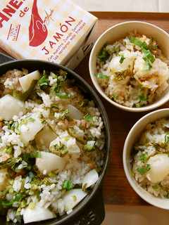 かぶとベーコンの炊き込みご飯-レシピのメイン写真