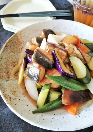 夏野菜の酢サバ-レシピのメイン写真