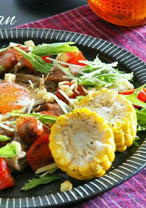野菜たっぷり♪ 盛り盛りガレット-レシピのメイン写真