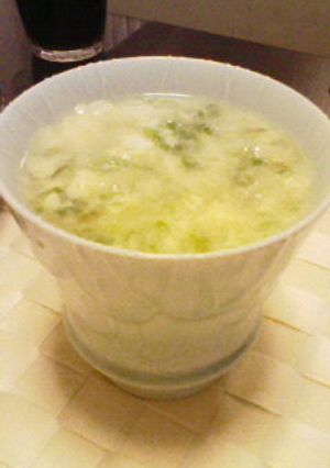 白菜と卵のsoup-レシピのメイン写真