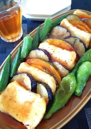 豆腐と夏野菜の甘酢あんかけ-レシピのメイン写真