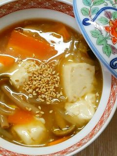 簡単 節約*もやしと豆腐しめじの餡掛け煮-レシピのメイン写真