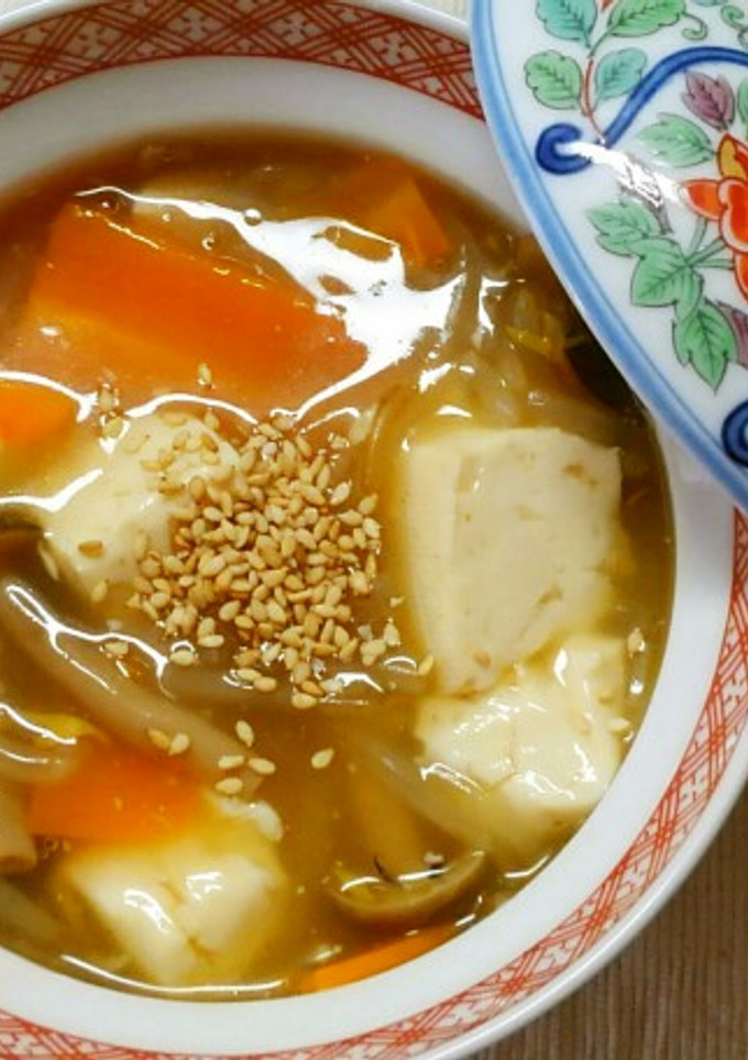 簡単 節約＊もやしと豆腐しめじの餡掛け煮-レシピのメイン写真