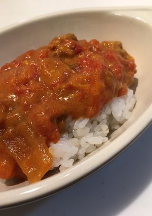 1歳半〜☆トマトカレー(大人用ルー使用)-レシピのメイン写真