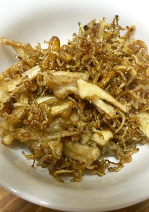 椎茸の軸とじゃこの甘辛カリカリ-レシピのメイン写真