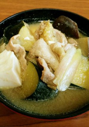 夏の豚汁-レシピのメイン写真