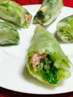 生ハム♡チーズでイタリアン生春巻き-レシピのメイン写真