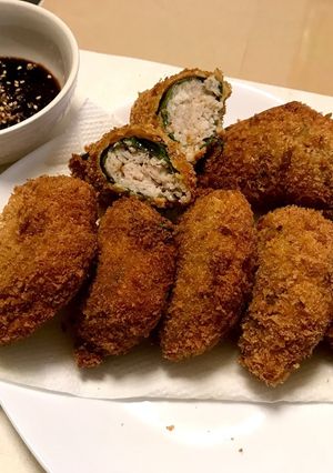 シソ巻き鶏メンチ-レシピのメイン写真