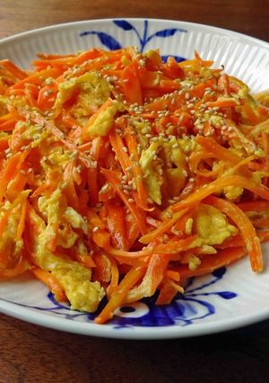 昆布茶だけで　にんじんしりしり・・-レシピのメイン写真