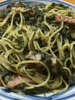 男飯 海苔と柚子胡椒のクリームパスタ-レシピのメイン写真