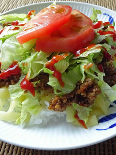沖縄で食べたタコライス-レシピのメイン写真