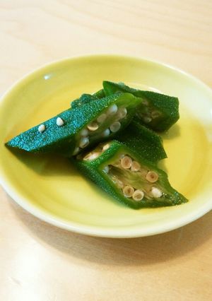 おくらのめんつゆ漬け-レシピのメイン写真