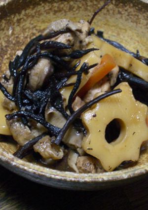 ひじきの煮物（ちくわぶ入り）-レシピのメイン写真