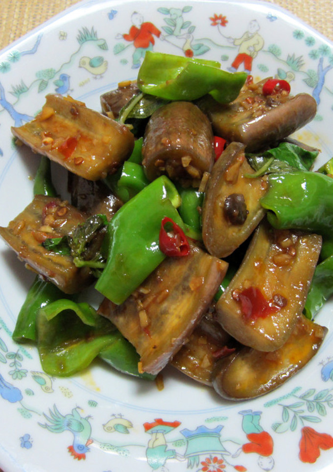 茄子と牛角大王の豆板醤炒め-レシピのメイン写真