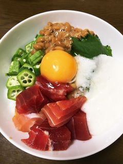 ネバネバ丼( ´ ▽ ` )ノ❤-レシピのメイン写真