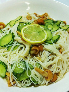 余った素麺をさっぱり☆なめこでツルッと♪-レシピのメイン写真