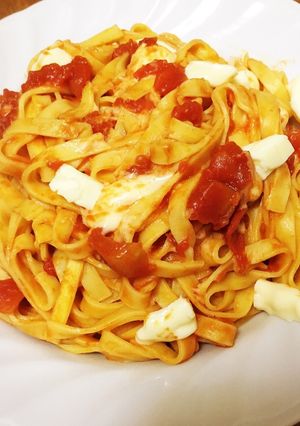 モッツァレラチーズとトマトのパスタ-レシピのメイン写真