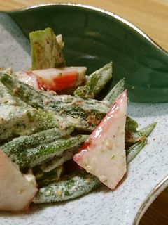 オクラの胡麻マヨ和え☆-レシピのメイン写真