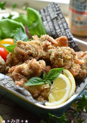 塩レモンとジェノベーゼでバジルチキン☆-レシピのメイン写真