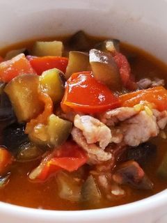 味付け簡単!ナスとトマトの和風ソース-レシピのメイン写真