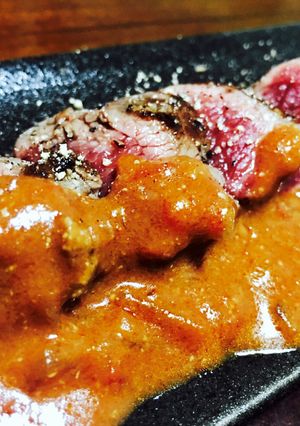 味噌デミソースdeステーキ！-レシピのメイン写真