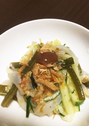 いかソーメンで夏らく-レシピのメイン写真