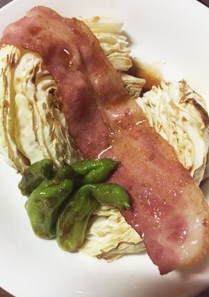 焼きキャベツ わさび醤油-レシピのメイン写真