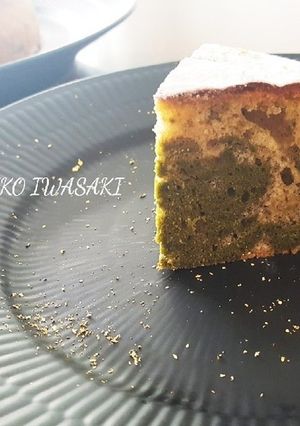 綺麗になれちゃう『抹茶のスポンジケーキ』-レシピのメイン写真