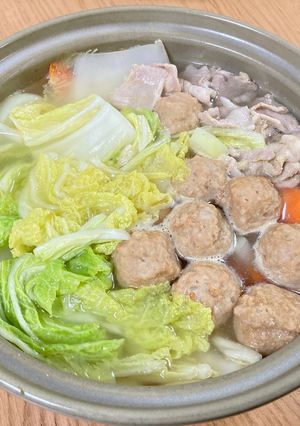 昆布つゆの白菜鍋-レシピのメイン写真