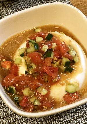 冷奴の焼肉のたれアレンジ！-レシピのメイン写真