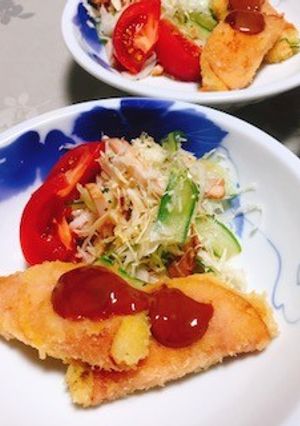ポテサラハムサンドフライ-レシピのメイン写真