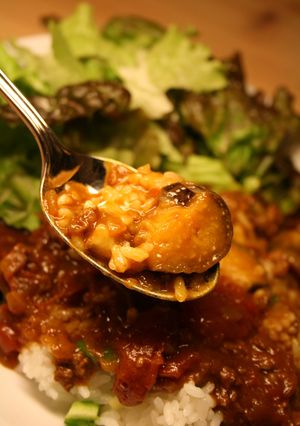 家庭円満♡カレー(なすと挽肉)-レシピのメイン写真