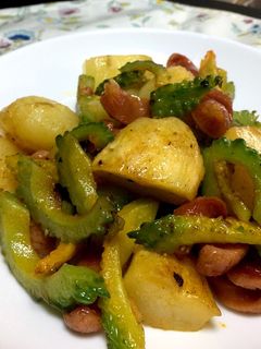 ゴーヤ入りジャーマンポテト-レシピのメイン写真