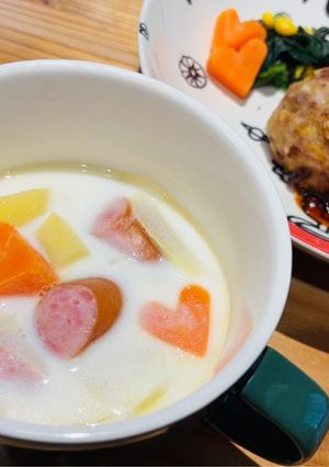 優しい旨味✐ポトフ風ミルクスープ🥣-レシピのメイン写真