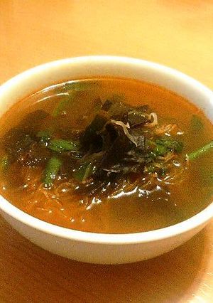 凍りしらたきでスープ＠トムヤムクン気分-レシピのメイン写真