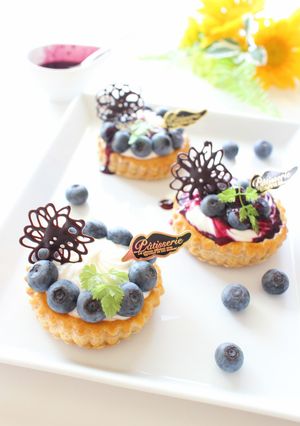 お手軽♪ブルーベリーチーズパイ-レシピのメイン写真