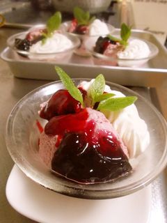 ブラックベリーのレアチーズケーキ♡-レシピのメイン写真