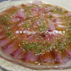 รูปของ とっても簡単☆縞アジの和風カルパッチョ☆