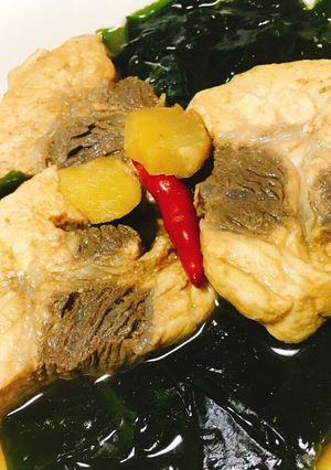 メカジキとワカメの煮つけ-レシピのメイン写真