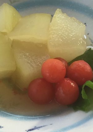 とうがんとミニトマトの含め煮-レシピのメイン写真