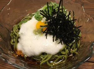 【夏の定番】◎とろろでさっぱり茶そば◎-レシピのメイン写真